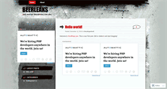 Desktop Screenshot of beerleaks.wordpress.com