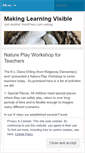Mobile Screenshot of makinglearningvisible.wordpress.com