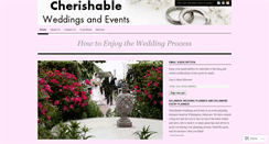 Desktop Screenshot of cherishableevents.wordpress.com