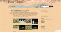 Desktop Screenshot of dare2dream2.wordpress.com