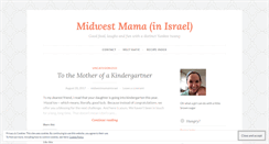 Desktop Screenshot of midwestmamainisrael.wordpress.com
