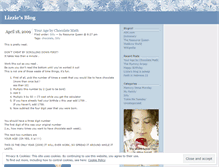 Tablet Screenshot of lizziebutts.wordpress.com