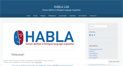 Desktop Screenshot of hablalab.wordpress.com