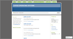 Desktop Screenshot of cs332.wordpress.com