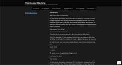 Desktop Screenshot of bouraqmachine.wordpress.com