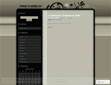 Tablet Screenshot of fenic.wordpress.com