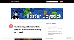 Desktop Screenshot of hipsterjoystick.wordpress.com