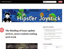 Tablet Screenshot of hipsterjoystick.wordpress.com