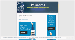 Desktop Screenshot of polimers.wordpress.com