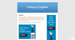 Desktop Screenshot of cadblocosfb.wordpress.com