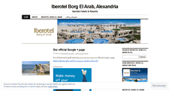 Desktop Screenshot of iberotelborgelarab.wordpress.com