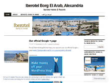 Tablet Screenshot of iberotelborgelarab.wordpress.com