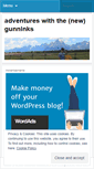 Mobile Screenshot of gunninkgalore.wordpress.com