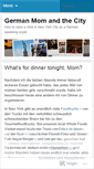 Mobile Screenshot of germanmomandthecity.wordpress.com