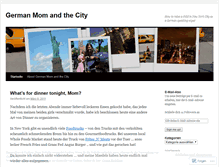 Tablet Screenshot of germanmomandthecity.wordpress.com