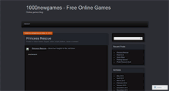 Desktop Screenshot of 1000newgames.wordpress.com