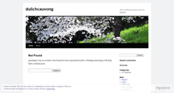 Desktop Screenshot of dulichcauvong.wordpress.com