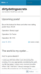 Mobile Screenshot of dirtydatingsecrets.wordpress.com