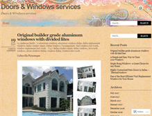 Tablet Screenshot of dallaswindows4u.wordpress.com