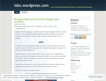 Tablet Screenshot of isbn.wordpress.com