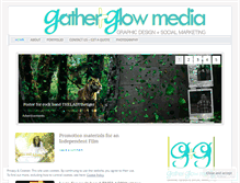 Tablet Screenshot of gatherandglowmedia.wordpress.com