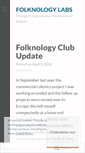 Mobile Screenshot of folknologylabs.wordpress.com