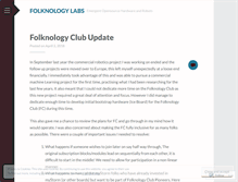 Tablet Screenshot of folknologylabs.wordpress.com