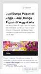 Mobile Screenshot of jualbungapapandijogja.wordpress.com