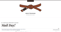 Desktop Screenshot of heavytraining.wordpress.com