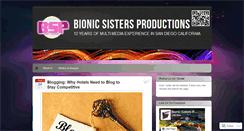 Desktop Screenshot of bionicsisters.wordpress.com