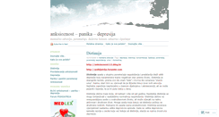 Desktop Screenshot of anksioznost.wordpress.com