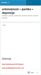 Mobile Screenshot of anksioznost.wordpress.com