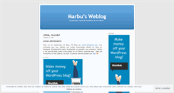 Desktop Screenshot of marbu.wordpress.com