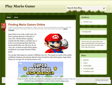 Tablet Screenshot of playmariogame.wordpress.com