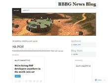 Tablet Screenshot of bbbg.wordpress.com