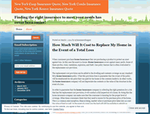 Tablet Screenshot of nyinsuranceshopper.wordpress.com