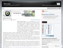 Tablet Screenshot of isolinux.wordpress.com