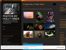 Tablet Screenshot of hollyhinesphotography.wordpress.com