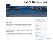 Tablet Screenshot of dadatthedeepend.wordpress.com