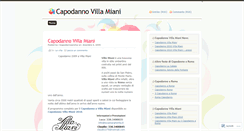 Desktop Screenshot of capodannoavillamiani.wordpress.com