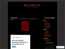 Tablet Screenshot of belmonthouseofsmoke.wordpress.com