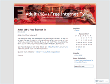 Tablet Screenshot of adultt18.wordpress.com