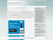 Tablet Screenshot of hellokitty4real.wordpress.com