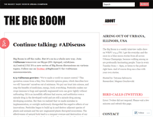 Tablet Screenshot of bigboomcu.wordpress.com