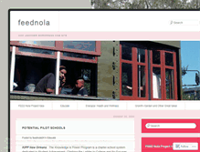Tablet Screenshot of feednola.wordpress.com
