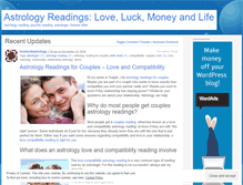 Tablet Screenshot of loveluckastrology.wordpress.com