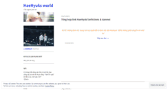 Desktop Screenshot of haehyuk98.wordpress.com