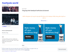 Tablet Screenshot of haehyuk98.wordpress.com