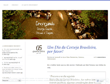 Tablet Screenshot of cervezando.wordpress.com