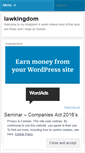 Mobile Screenshot of lawkingdom.wordpress.com